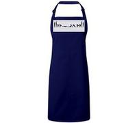 Fabulous Tablier Cuisine Premium Navy Salutation au Soleil Surya Namaskar Yoga Frise Navy G