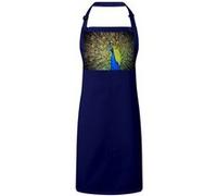Fabulous Tablier Cuisine Premium Navy Sublime Paon Faisant La Roue Navy G