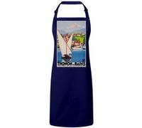 Fabulous Tablier Cuisine Premium Navy Thonon Lac Montagne Affiche Vintage Navy G