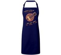 Fabulous Tablier Cuisine Premium Navy Vielle à roue - L'argent ne Fait Pas le Bonheur Navy G