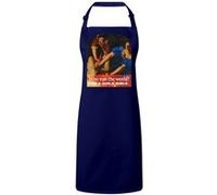 Fabulous Tablier Cuisine Premium Navy Who Run The World Girl Navy G