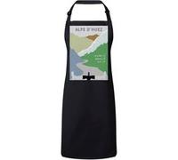 Fabulous Tablier Cuisine Premium Noir Alpe d'Huez Cyclisme Noir G