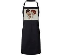 Fabulous Tablier Cuisine Premium Noir Beurre de Cacahuete Skippy Peinture Norman Rockwell Noir G