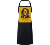 Fabulous Tablier Cuisine Premium Noir Bob Marley Hall Of Fame Noir G
