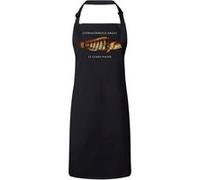 Fabulous Tablier Cuisine Premium Noir Cephalopholis Argus le lundi matin Noir G