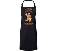 Fabulous Tablier Cuisine Premium Noir Chez Ma Mamie Tous Les Calins Sont Permis Noir G