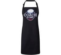 Fabulous Tablier Cuisine Premium Noir Coach de l'année Rugby Noir G