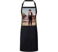 Fabulous Tablier Cuisine Premium Noir Cowboy Shérif Western Duel au Revolver Noir G