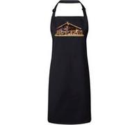 Fabulous Tablier Cuisine Premium Noir Creche Naissance de Jesus Noel Rois Mages Bible Noir G