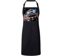 Fabulous Tablier Cuisine Premium Noir Delorean Dmc-12 Retour Vers Le Futur Miroir Noir G
