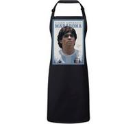 Fabulous Tablier Cuisine Premium Noir Diego Armando Maradona Noir G