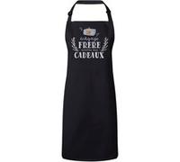 Fabulous Tablier Cuisine Premium Noir Échange Frère contre cadeaux Noir G