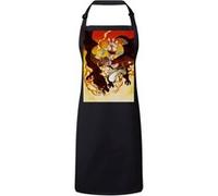 Fabulous Tablier Cuisine Premium Noir Fairy Tail Natsu Et Ignir Dragon Slayer Noir G
