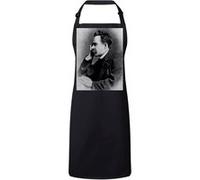 Fabulous Tablier Cuisine Premium Noir Friedrich Nietzsche Philosophe Noir G