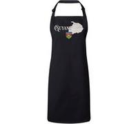 Fabulous Tablier Cuisine Premium Noir Guyane carte ancienne Noir G