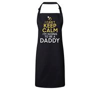 Fabulous Tablier Cuisine Premium Noir I can't Keep Calm I'm going to be a Daddy Parodie Angleterre