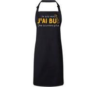 Fabulous Tablier Cuisine Premium Noir Je suis venu, J'ai bu Noir G