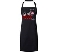 Fabulous Tablier Cuisine Premium Noir Je Vois Rouge Noir G