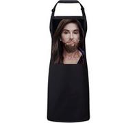 Fabulous Tablier Cuisine Premium Noir Jenner Avec une Barbe Troll Noir G