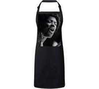 Fabulous Tablier Cuisine Premium Noir Jimi Hendrix 70's Solo de Guitare Noir G