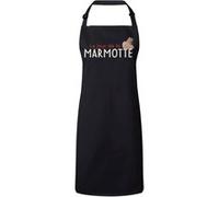 Fabulous Tablier Cuisine Premium Noir Le Jour de la Marmotte Noir G