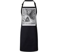 Fabulous Tablier Cuisine Premium Noir Le Lion Et Le Moucheron Fable LaFontaine Gustave Dore Noir G