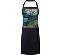 Fabulous Tablier Cuisine Premium Noir Monet Les Nympheas Noir G