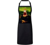 Fabulous Tablier Cuisine Premium Noir Patrick Mona Lisa Bob l'Eponge Da Vinci Noir G