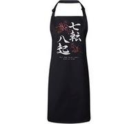 Fabulous Tablier Cuisine Premium Noir Proverbe Fall Down 7 times Noir G