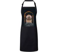 Fabulous Tablier Cuisine Premium Noir Temple au travers d'une Porte Inde Noir G