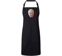 Fabulous Tablier Cuisine Premium Noir Tete Boris Johnson Premier Ministre Noir G