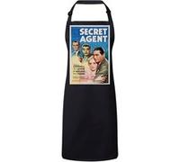 Fabulous Tablier Cuisine Premium Noir Vieille Affiche Anglaise de Film Secret Agent Noir G