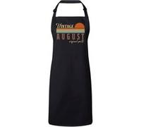 Fabulous Tablier Cuisine Premium Noir Vintage Original Parts August Noir G