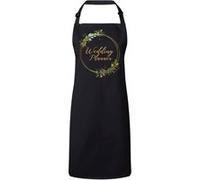 Fabulous Tablier Cuisine Premium Noir Wedding Planner Cercle Fleurs Noir G