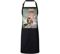 Fabulous Tablier Cuisine Premium Noir Welsh Corgi Rail Train Noir G