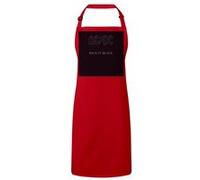 Fabulous Tablier Cuisine Premium Rouge ACDC Back In Black Rouge G