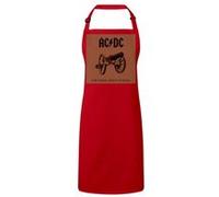 Fabulous Tablier Cuisine Premium Rouge ACDC For Those About To Rock Rouge G