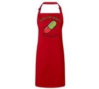 Fabulous Tablier Cuisine Premium Rouge Akira Good For Health Bad For Education Rouge G