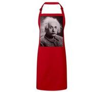 Fabulous Tablier Cuisine Premium Rouge Albert Einstein Scientifique 1 Rouge G