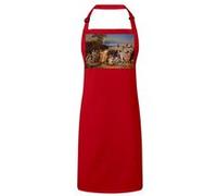 Fabulous Tablier Cuisine Premium Rouge Aleksander Ivanov L'Apparition Du Christ Rouge G