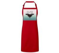 Fabulous Tablier Cuisine Premium Rouge All Men Must Die Game Of Thrones Crow Raven Rouge G