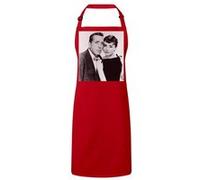 Fabulous Tablier Cuisine Premium Rouge Audrey Hepburn Actrice 7 Rouge G
