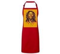 Fabulous Tablier Cuisine Premium Rouge Bob Marley Hall Of Fame Rouge G