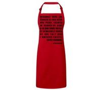 Fabulous Tablier Cuisine Premium Rouge Citations Stephen Hawking Regardez les Étoiles Rouge G