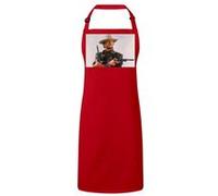Fabulous Tablier Cuisine Premium Rouge Clint Eastwood Cowboy 4 Rouge G