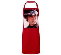 Fabulous Tablier Cuisine Premium Rouge Clint Eastwood Cowboy 7 Rouge G