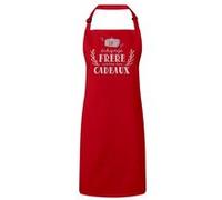Fabulous Tablier Cuisine Premium Rouge Échange Frère contre cadeaux Rouge G