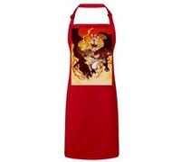 Fabulous Tablier Cuisine Premium Rouge Fairy Tail Natsu Et Ignir Dragon Slayer Rouge G