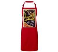 Fabulous Tablier Cuisine Premium Rouge Frankenstein Meets the Wolf Man Cinéma Vintage Rouge G