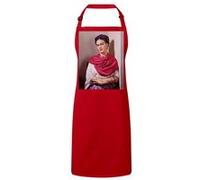 Fabulous Tablier Cuisine Premium Rouge Frida Kahlo Artiste 2 Rouge G